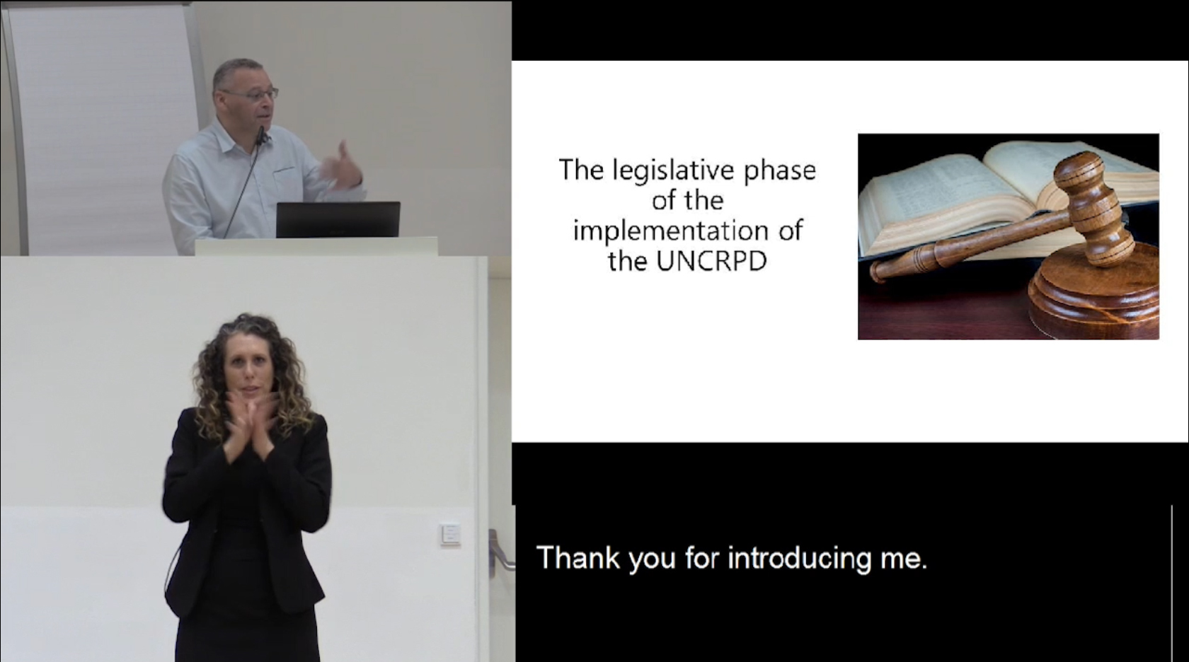 Foto: André Gubbels: The legislative phase of the implementation of the UNCRPD
