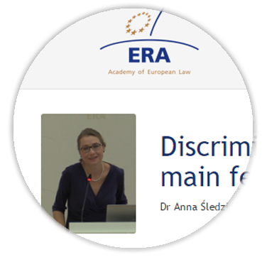 e-Presentation Dr Anna Sledzinska-Simon: Discrimination with regard to race and sexual orientation: main features and CJEU case-law