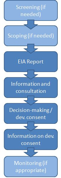 Steps of the EIA procedure