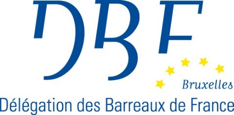 Logo: Délégation des Barreaux de France (The Delegation of French Bar Associations)