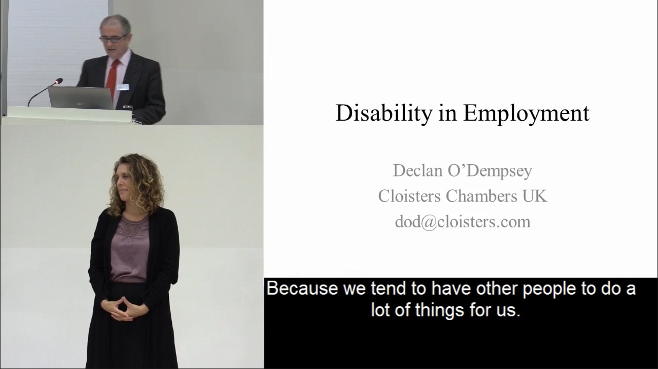 Foto: Declan ODempsey: Disability in employment