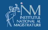 Logo: Romanian National Institute of Magistracy (NIM)