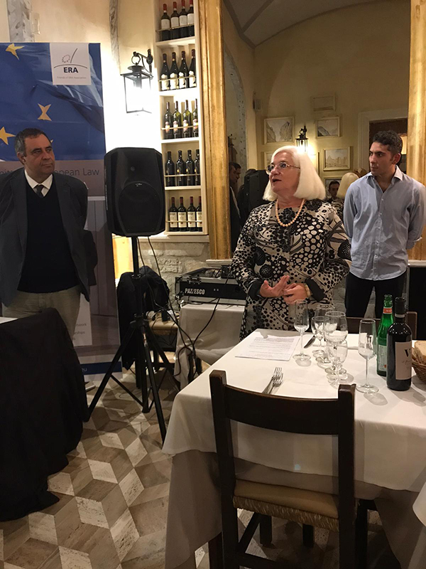 “Dinner with guest speaker Giuliana Civinini”